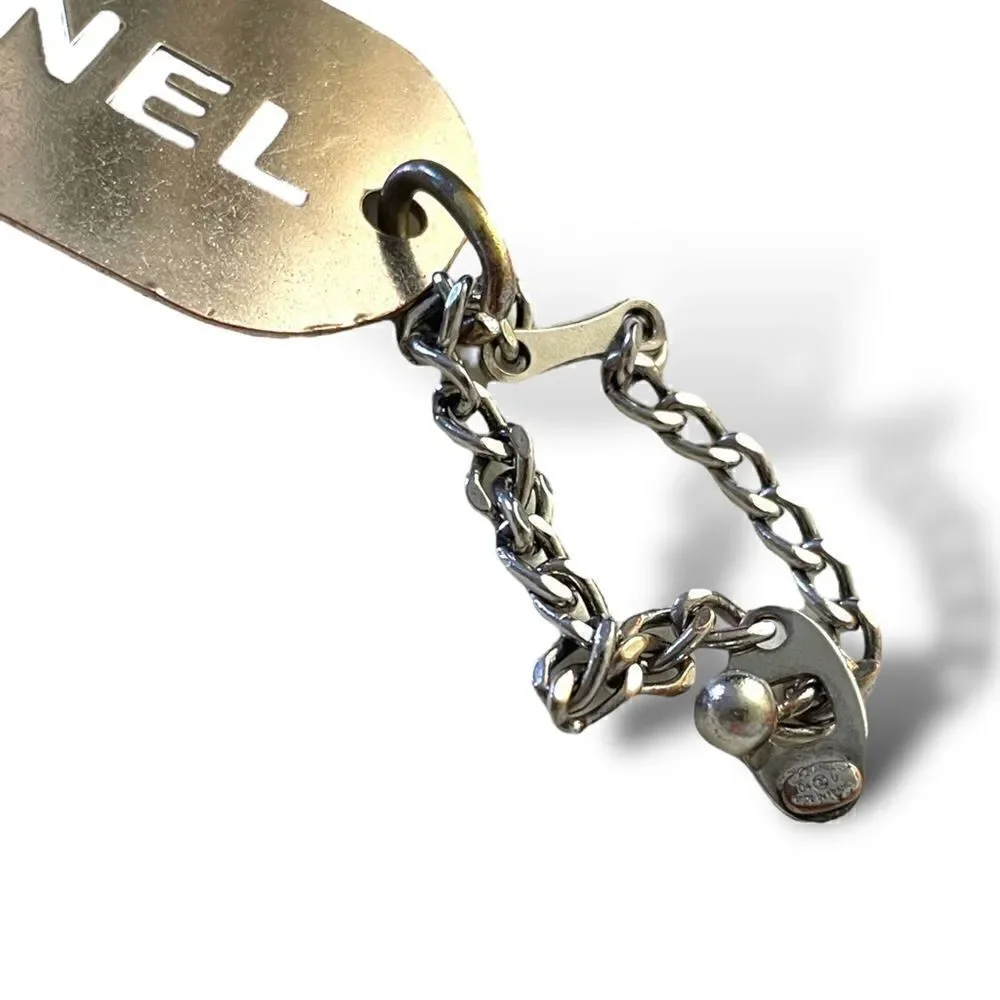 CHANEL Dog Tag Charm 2004 Season V (Continuous)